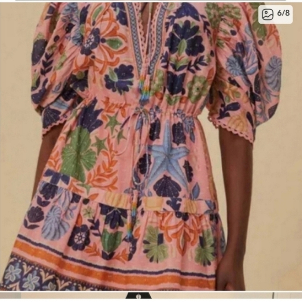 Farm Rio Seashell Minidress - Picture 5 of 5